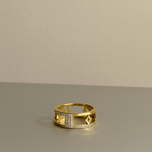 Sparkle Gold Ring