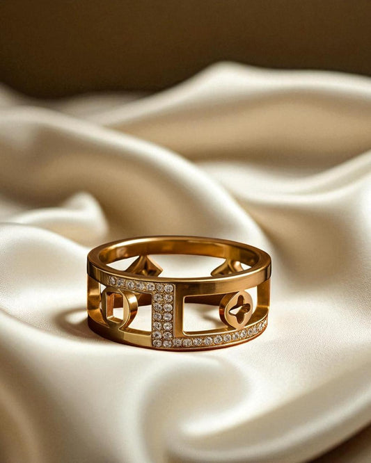 Sparkle Gold Ring